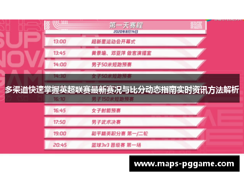 多渠道快速掌握英超联赛最新赛况与比分动态指南实时资讯方法解析